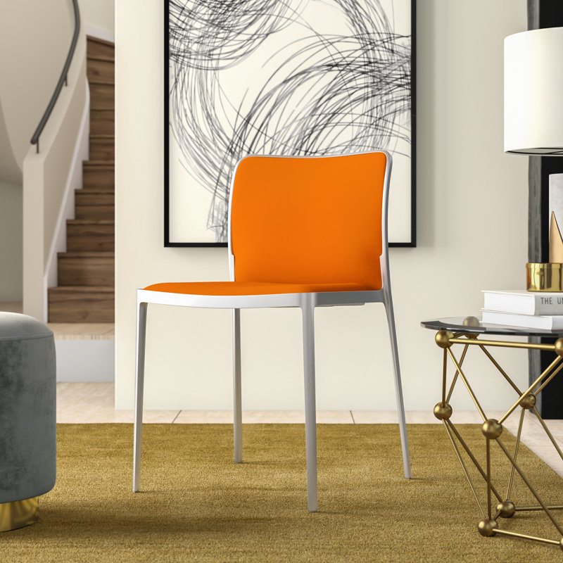 Audrey Soft Armchair, Lycra Beige, Polished Aluminum