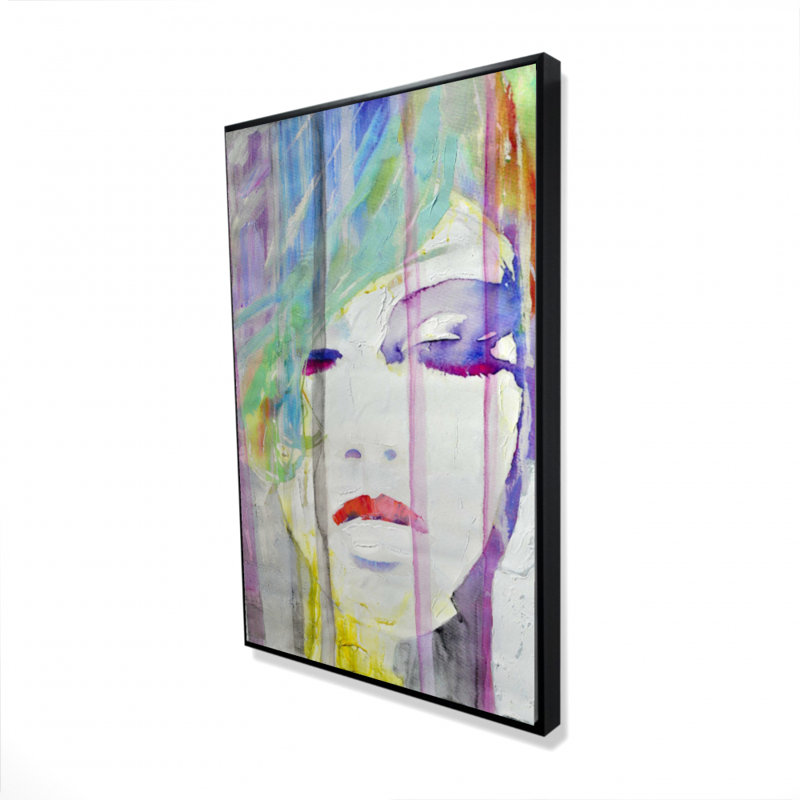 «Abstract Colorful Portrait» sur toile
