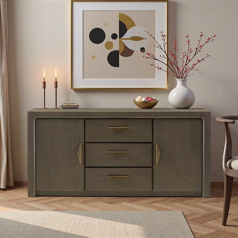 Kitchen Simplicity Sideboard, Dark Brown