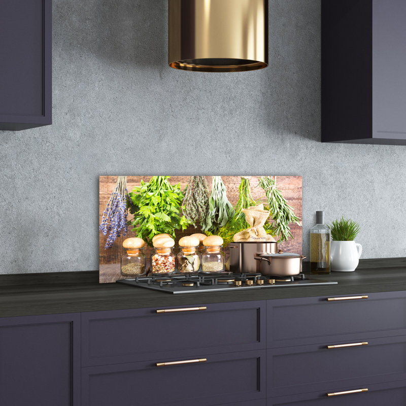 Lookado 50cm W x 100cm L Glass Peel and Stick Panel
