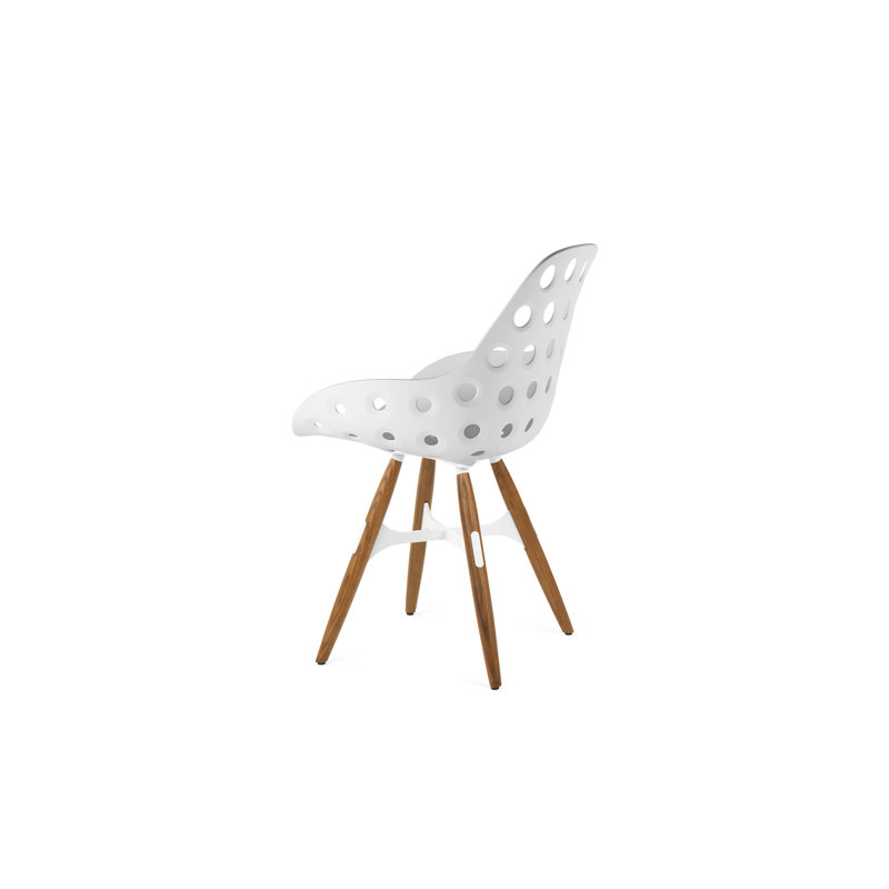 Fauteuil Gallatin, Blanc / Naturel