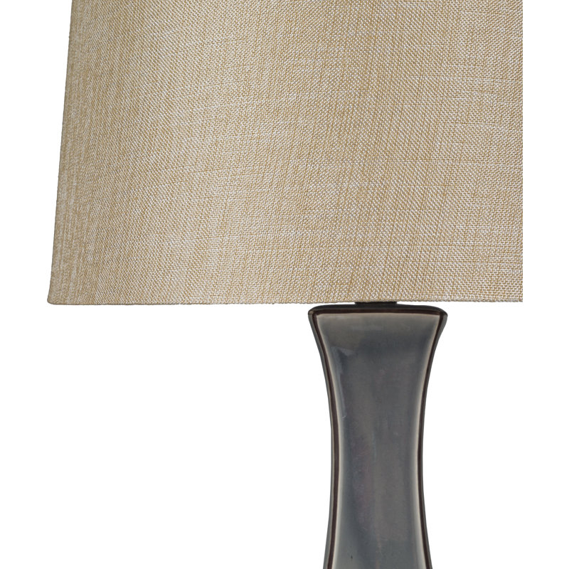 Lampe de table H 31 po Sterling, Gris