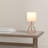 22.8”table Lamp With Crystal