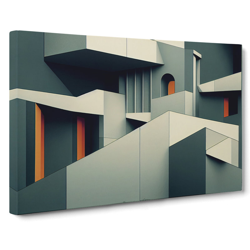 Modern Architecture Vol.3 Abstract - Wrapped Canvas, 50cm H x 76cm W x 3cm D