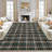 Washable Rug 9x12 Area Rugs for Living Room Modern Plaid Rugs for Bedroom Decor Ultra Soft Large Rug Non Slip Throw Rug Tartan Carpet for Bedroom-1365008654