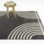 Tapis arqué noir / blanc Ferry-2085492795
