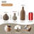 Rustic Farmhouse Ceramic Vase Set Of 3-700326761