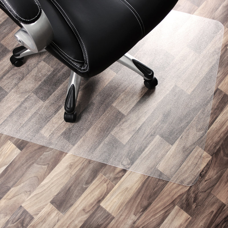 Cleartex Unomat Anti-Slip Chair Mat Hard Floors and Carpet Tiles, 119 x 89cm