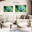 Ronce bleu Morpho sur feuille-108085968