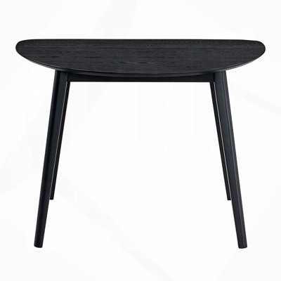 Contemporary Dining Table 1Pc Wooden Kitchen Furniture Unique Shape Tabletop