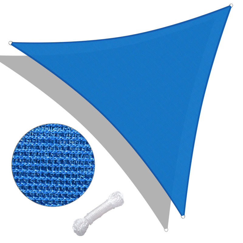 Toile d'ombrage triangulaire Yescom, Ivoire ivoire, 22 (pi) x 22 (pi)