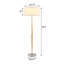 Lampe sur pied conique 58 po