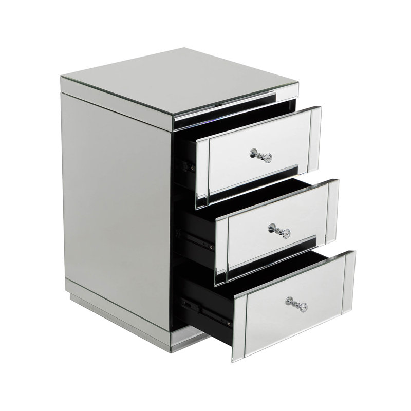 Damion Piece Bedroom Set, Silver