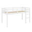 Lit mezzanine en bois avec échelle-426432109