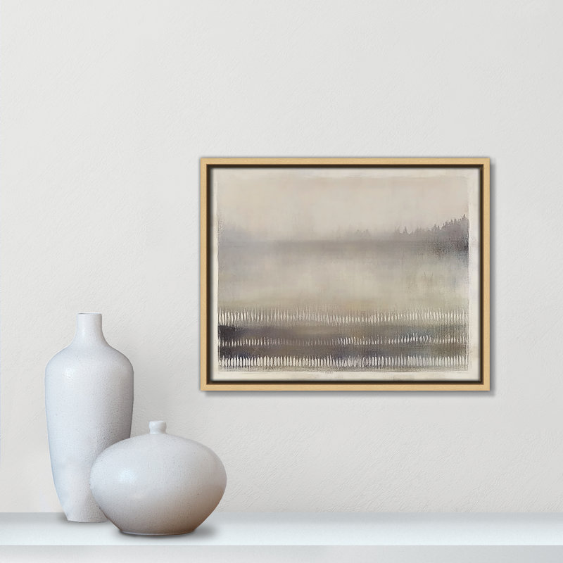 Équilibre équilibré III - reproduction de paysage par Irena Orlov, L 15,5 po x H 12,5 po, Framed Canvas, Flotteur naturel