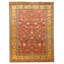 High-Quality Hand-Knotted Red And Gold Area Rug