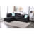 Rivet - Trimmed L - shaped Sofa 2pc