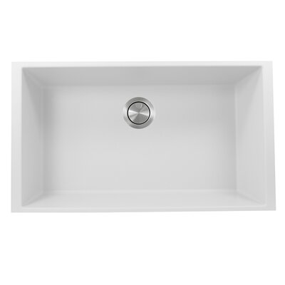 Nantucket Sinks Plymouth 33'' Undermount Single Basin Kitchen Sink ...