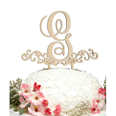Wood Cake Topper