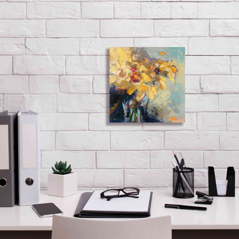 Reproduction sur toile tendue, H 12 po x l 12 po x P 0,75 po