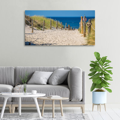 Coastal Dunes - Wrapped Canvas Print