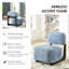 Chaise d'appoint de style moderne Solara avec structure en bois massif dans des bureaux élégants-1117203824