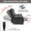 Fauteuil inclinable électrique à deux moteurs Leatherair-1605497739