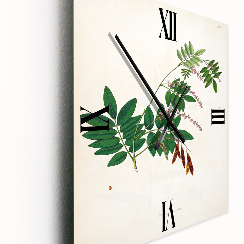 Horloge murale rétro Vintage Botanicals, Petit