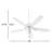 Breeze 52" Satin Nickel Transitional Ceiling Fan-147183288