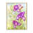 Toile avec cadre flottant brun