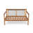 Cain Outdoor 2-Piece Acacia Wood Conversation Set With Rope Back & Cushions