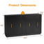 Buffet avec portes et tablettes réglables-1250228922