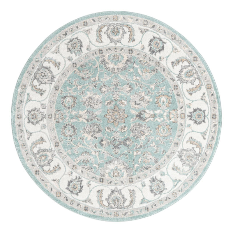Hilley Oriental Indoor Rug, Round 7'