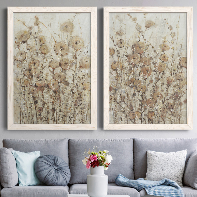 Toile encadrée de qualité supérieure Garden Edge I - prête à être accrochée, H 37,5 po x l 55 po x P 1,5 po