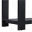 Caractéristiques distinctives d'une console minimaliste avec tablette inférieure et quatre pieds, convenant au vestibule, au couloir, au salon, au vestibule, au couloir
