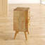 Leonardo 36cm W Solid Wood Bedside Table