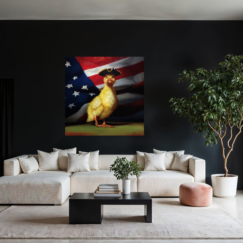 «The Patriot Contemporary Duck», art urbain, H 48 po x l 48 po