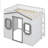 House Loft Bed With Ladder-37284067