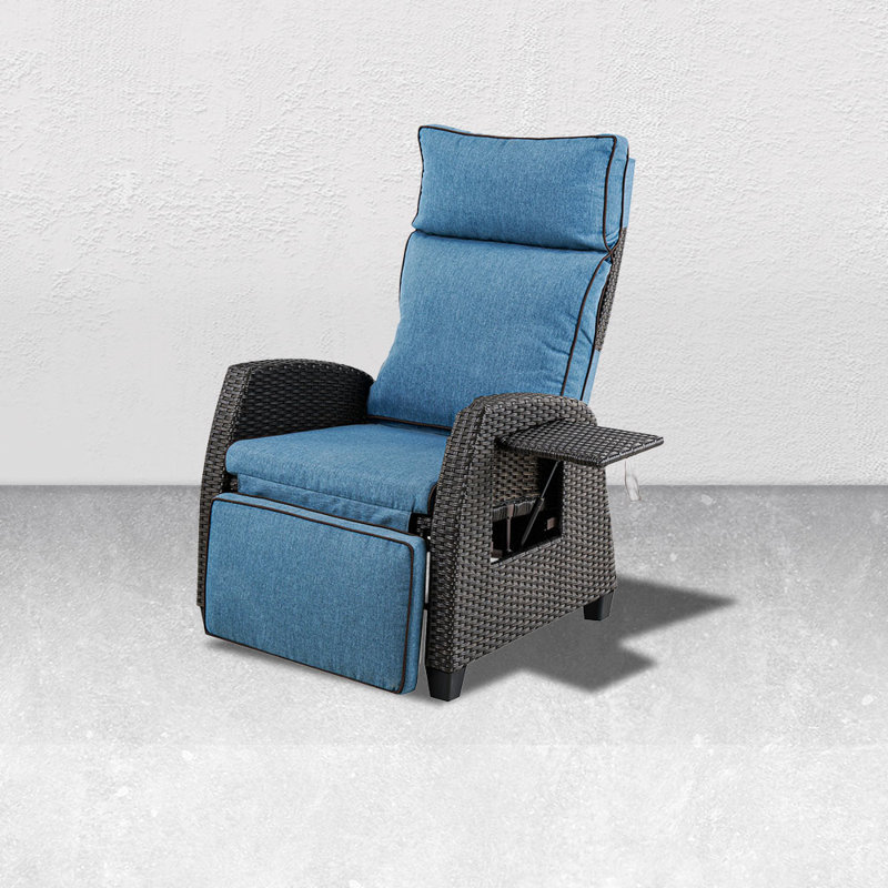 67.1cm Wide Wall Recliner Reclining, Blue
