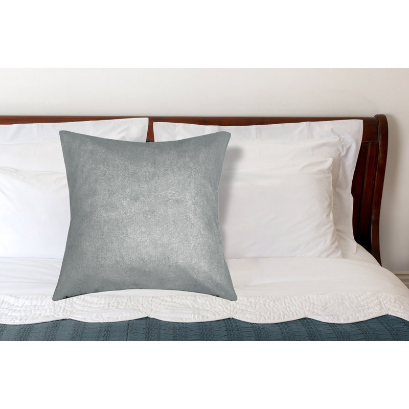 Oreiller de soutien en polyester, gris