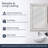 Dasen 16'' W 26'' H Beaded Framed Recessed Medicine Cabinet with Mirror and 3 Adjustable Shelves