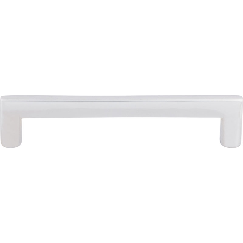 Aspen II Flat Sided Appliance pull, Polished Chrome, 6" Center to Center