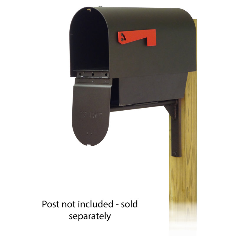 Titan Aluminum Post Mounted Mailbox