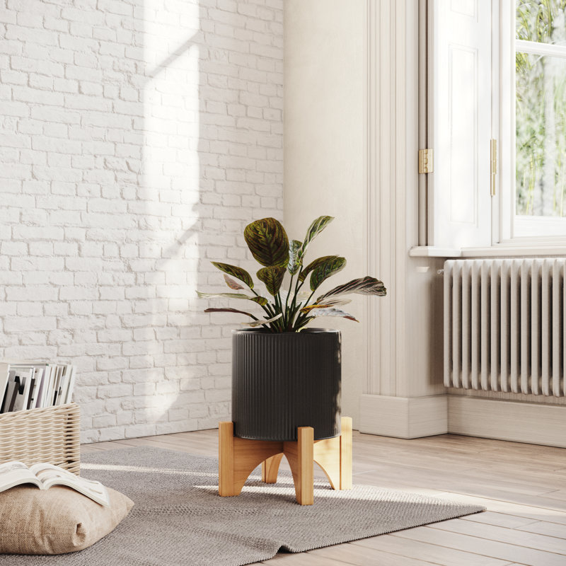 Pot Everett avec base arquée Everett, H 12,25 po x l 9,75 po x P 9,75 po