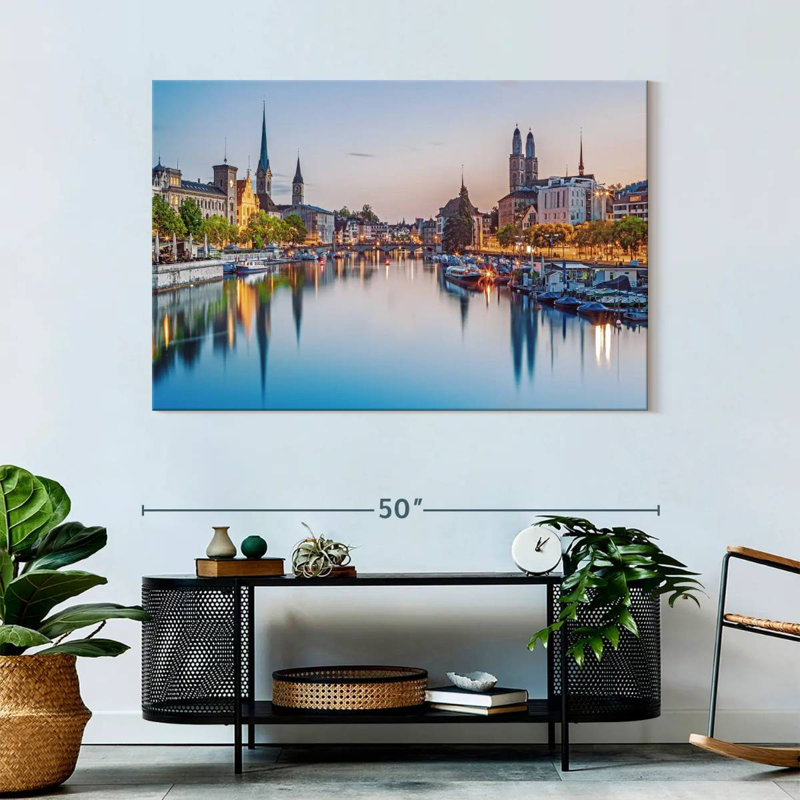 Kavia Limmat River, 32" H x 48" W