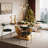 78.7" Dining Table with Sintered Stone Tabletop and Stainless Steel Base