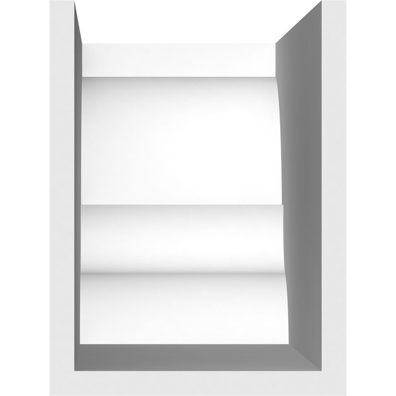 6"W x 8"H x 20"L Standard Asheboro Architectural Grade PVC Rafter Tail, 8"H x 6"W x 20"D