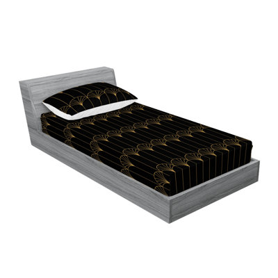 Microfiber Geometric Sheet Set