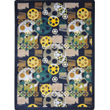 Gaming And Entertainment Abstract Indoor Rug