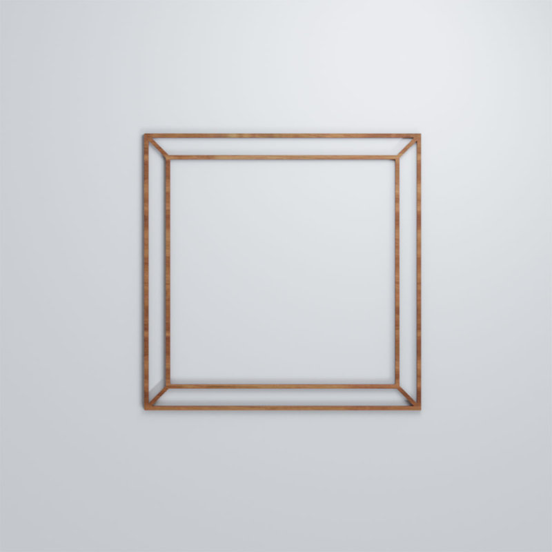 Panneaux muraux décoratifs en bois Fairplay, Noyer, H 15,375 po x l 15,375 po x P 0,25 po